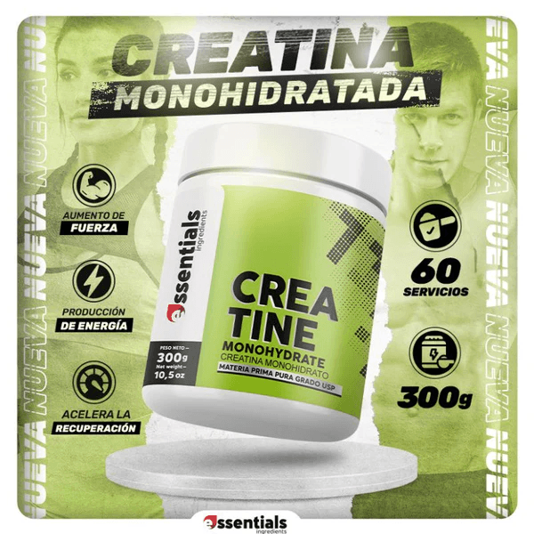 Creatina Monohidratada FitpowerCOL - 300g 60 servicios